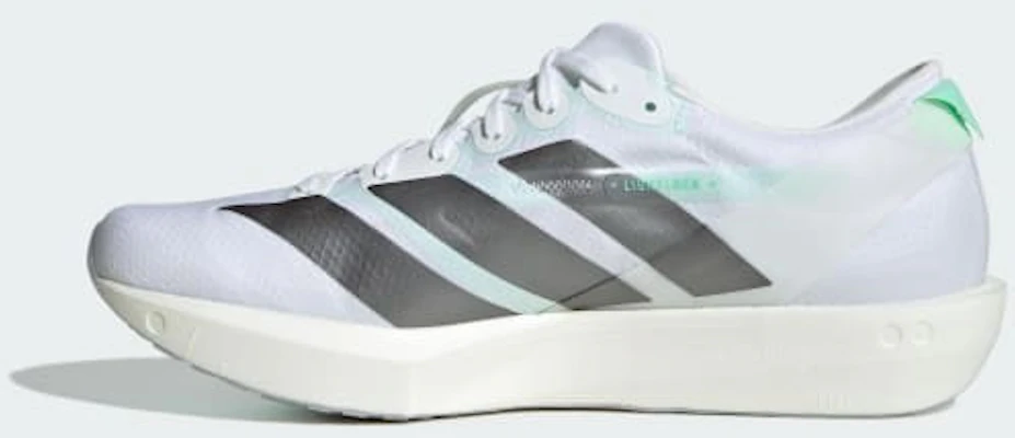 (W) adidas Adizero Adios 9 Putih/Iron Metallic/Pulse Mint KH8897 Details for (W) adidas Adizero Adios 9 Putih/Iron Metallic/Pulse Mint KH8897