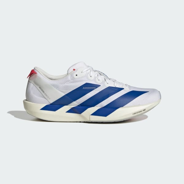 (Women) adidas Adizero Adios 9 Cloud White/Royal Blue/Pure Ruby JQ0766