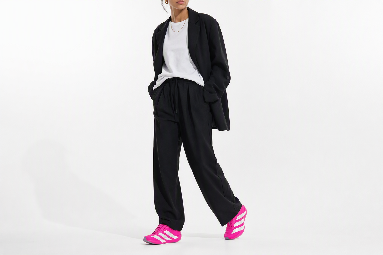 Order (W) Adidas Adizero Adios 9 跑鞋 粉紅/金屬銀/銀紫 JH5246