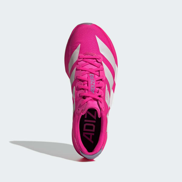 Lookbook (W) Adidas Adizero Adios 9 跑鞋 粉紅/金屬銀/銀紫 JH5246