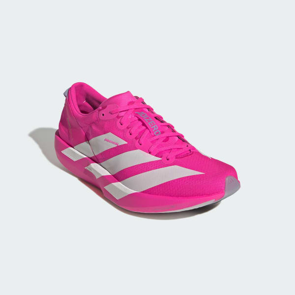 Shop (W) Adidas Adizero Adios 9 跑鞋 粉紅/金屬銀/銀紫 JH5246