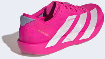 Details for (W) Adidas Adizero Adios 9 跑鞋 粉紅/金屬銀/銀紫 JH5246