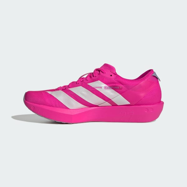 Sizing (W) Adidas Adizero Adios 9 跑鞋 粉紅/金屬銀/銀紫 JH5246