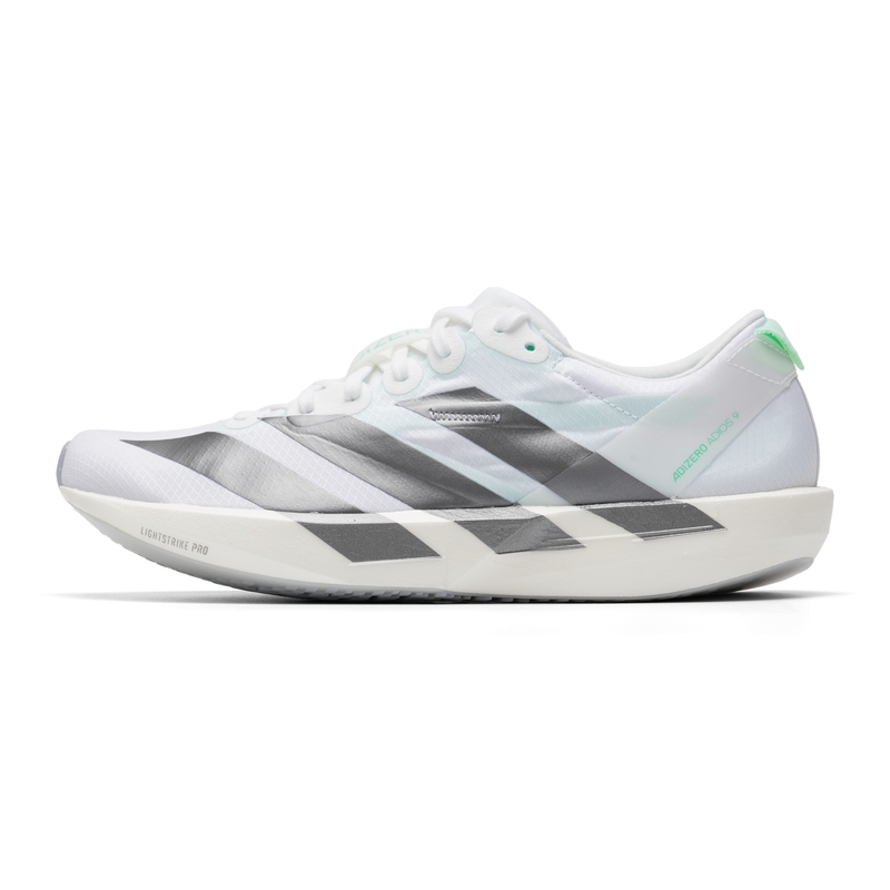 (Women) adidas Adizero Adios 9 White Lightweight Breathable Running Shoes KH8897 Shoes