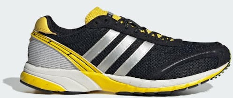 (Women) Adidas Adizero Adios OG Core Black/Silver Metallic/Yellow JP7635 Buy (Women) Adidas Adizero Adios OG Core Black/Silver Metallic/Yellow JP7635