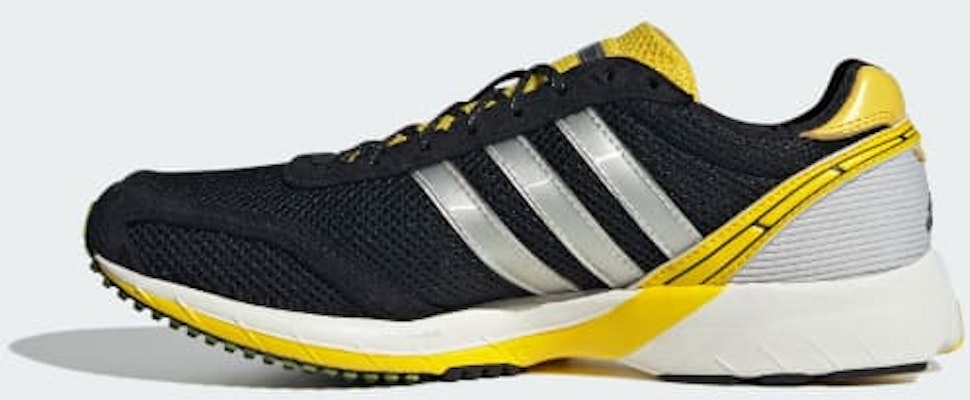 (Women) Adidas Adizero Adios OG Core Black/Silver Metallic/Yellow JP7635 Details for (Women) Adidas Adizero Adios OG Core Black/Silver Metallic/Yellow JP7635