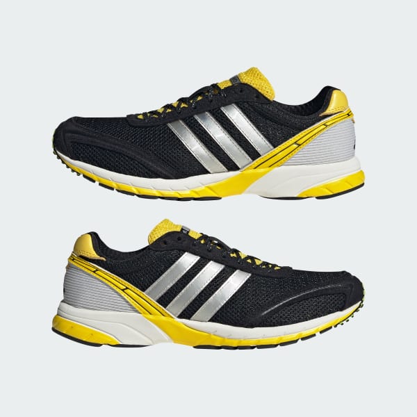 Sizing (W) アディダス アディゼロ アディオス OG コアブラック/シルバーメタリック/イエロー JP7635