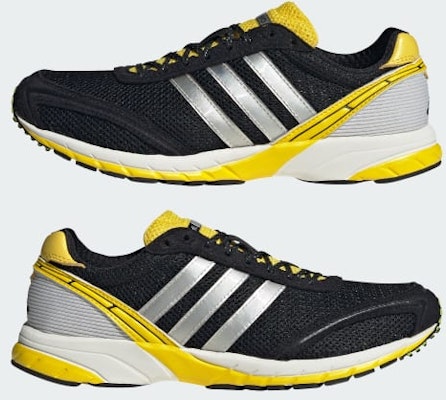(Women) Adidas Adizero Adios OG Core Black/Silver Metallic/Yellow JP7635 Sizing (Women) Adidas Adizero Adios OG Core Black/Silver Metallic/Yellow JP7635