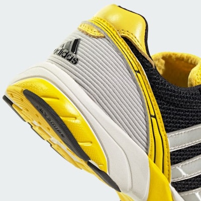 (Women) Adidas Adizero Adios OG Core Black/Silver Metallic/Yellow JP7635 1