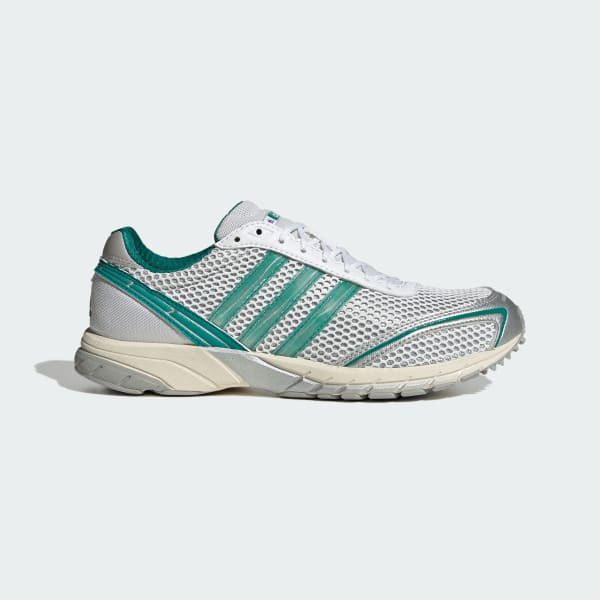 (Women) adidas Adizero Adios OG W Silver Metallic/Core Black/Power Green KJ1000