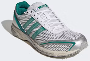 Shop (Women) adidas Adizero Adios OG W Silver Metallic/Core Black/Power Green KJ1000