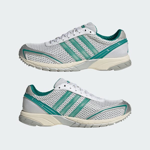 Sizing (W) adidas Adizero Adios OG W 銀色/黑色/綠色 女款跑鞋 KJ1000