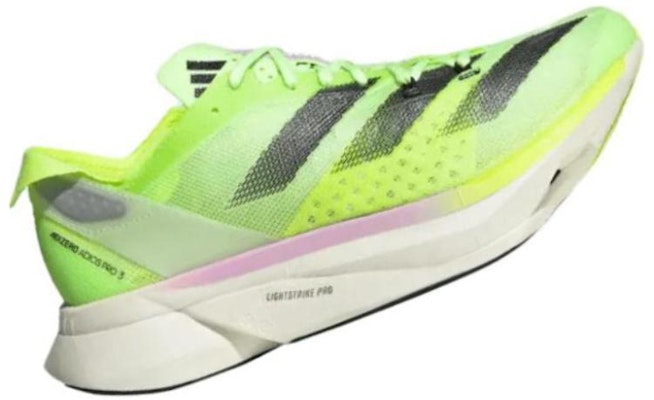 (Women) adidas Adizero Adios Pro 3 'Lucid Lemon' IG6429 Lookbook (Women) adidas Adizero Adios Pro 3 'Lucid Lemon' IG6429