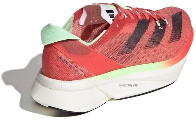 阿迪達斯 Adizero Adios Pro 3 減震耐磨 低幫 跑步鞋 女款 紅色 Shop 阿迪達斯 Adizero Adios Pro 3 減震耐磨 低幫 跑步鞋 女款 紅色