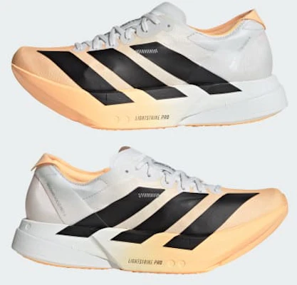 (W) adidas Adizero Adios Pro 4 Naranja Ácido/Negro/Core Blanco KI4781 2
