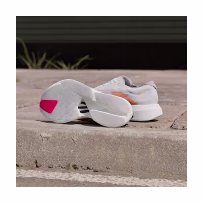 (W) Adidas Adizero Adios Pro 4 Cloud White/Beam Orange/Lucid Red