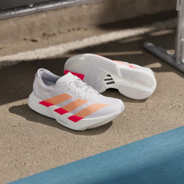 Sizing (Women) Adidas Adizero Adios Pro 4 Cloud White/Beam Orange/Lucid Red JR7087