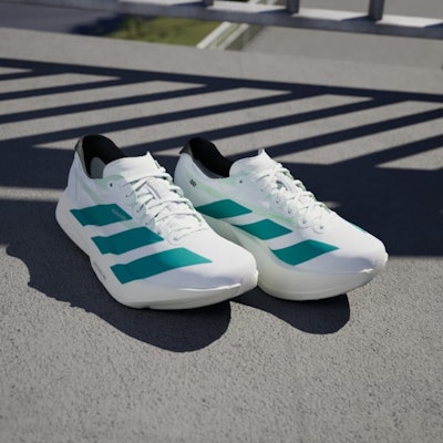 (W) Adidas Adizero Adios Pro 4 Blanco Nube/Teal Puro/Carbono JR1247 Purchase (W) Adidas Adizero Adios Pro 4 Blanco Nube/Teal Puro/Carbono JR1247