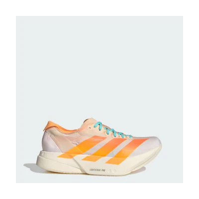 (W) Adidas Adizero Adios Pro 4 Crystal Sand/Flash Orange/Flash Aqua