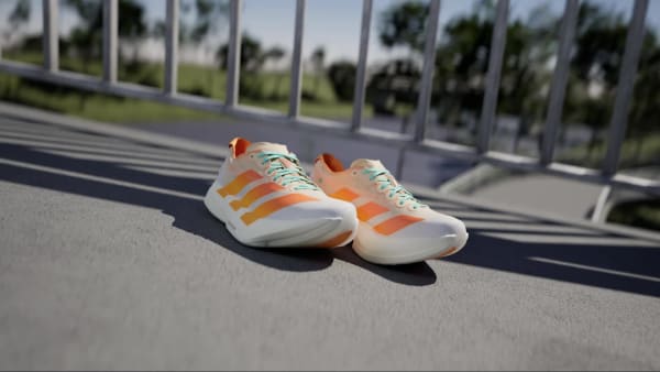 Order (W) Adidas Adizero Adios Pro 4 Crystal Sand/Flash Orange/Flash Aqua JR1241