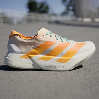 (Women) Adidas Adizero Adios Pro 4 Crystal Sand/Flash Orange/Flash Aqua JR1241 Lookbook (Women) Adidas Adizero Adios Pro 4 Crystal Sand/Flash Orange/Flash Aqua JR1241
