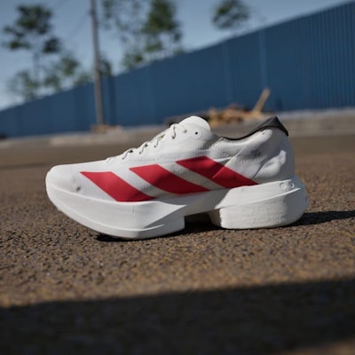 (Women) Adidas Adizero Adios Pro 4 Off White/Better Scarlet/Core Black JR6350 Details for (Women) Adidas Adizero Adios Pro 4 Off White/Better Scarlet/Core Black JR6350