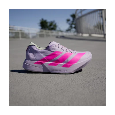 (W) Adidas Adizero Adios Pro 4 Powder Plum/Shock Pink/Dash Grey