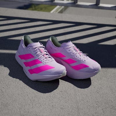 (W) Adidas Adizero Adios Pro 4 Ungu Plum/Pink Shock/Abu-Abu Dash JR4947 Shop (W) Adidas Adizero Adios Pro 4 Ungu Plum/Pink Shock/Abu-Abu Dash JR4947