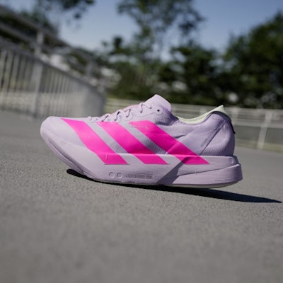 (W) Adidas Adizero Adios Pro 4 Ungu Plum/Pink Shock/Abu-Abu Dash JR4947 Details for (W) Adidas Adizero Adios Pro 4 Ungu Plum/Pink Shock/Abu-Abu Dash JR4947