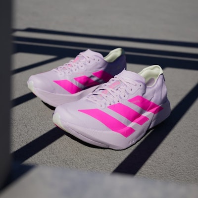 (W) Adidas Adizero Adios Pro 4 Ungu Plum/Pink Shock/Abu-Abu Dash JR4947 Sizing (W) Adidas Adizero Adios Pro 4 Ungu Plum/Pink Shock/Abu-Abu Dash JR4947