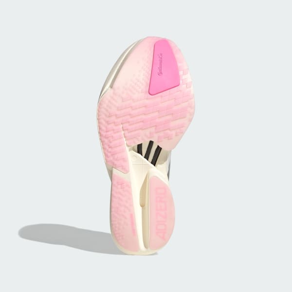 Lookbook (W) 아디다스 아디제로 아디오스 프로 4 러닝화 코어 화이트/실버 메탈릭/클리어 핑크 JQ4446