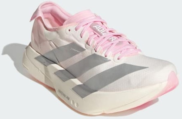 (W) 아디다스 아디제로 아디오스 프로 4 러닝화 코어 화이트/실버 메탈릭/클리어 핑크 JQ4446 Shop (W) 아디다스 아디제로 아디오스 프로 4 러닝화 코어 화이트/실버 메탈릭/클리어 핑크 JQ4446