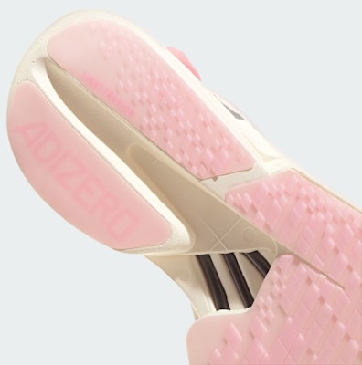 (W) 아디다스 아디제로 아디오스 프로 4 러닝화 코어 화이트/실버 메탈릭/클리어 핑크 JQ4446 1