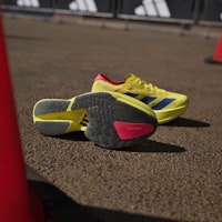 (W) Adidas Adizero Adios Pro 4 跑鞋 蔚藍/純硫黃/亮紅 JR6358 Shop (W) Adidas Adizero Adios Pro 4 跑鞋 蔚藍/純硫黃/亮紅 JR6358