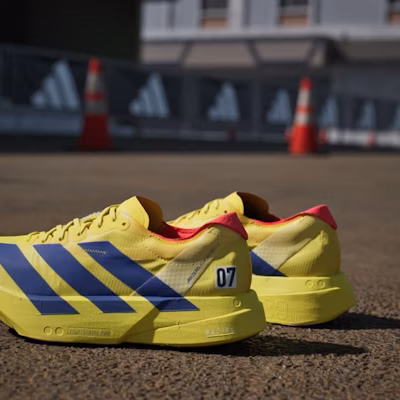 (W) 아디다스 아디제로 아디오스 프로 4 러닝화 루시드 블루/퓨어 설퍼/루시드 레드 JR6358 2