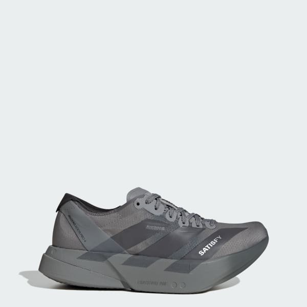 Lookbook (W) adidas Adizero Adios Pro 4 W Satisfy Negro/Metálico Noche/Gris Cinco KH8443