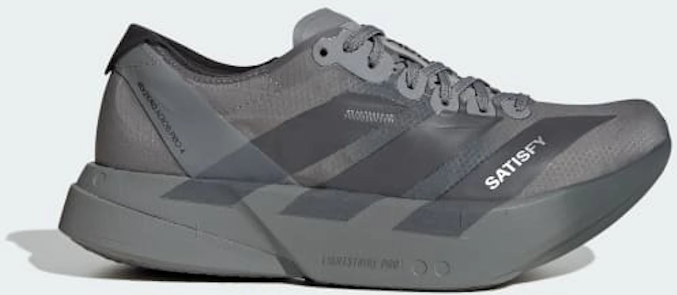 (W) adidas Adizero Adios Pro 4 W Satisfy Negro/Metálico Noche/Gris Cinco KH8443 Lookbook (W) adidas Adizero Adios Pro 4 W Satisfy Negro/Metálico Noche/Gris Cinco KH8443