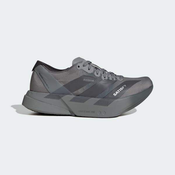 Shop (W) adidas Adizero Adios Pro 4 W Satisfy Negro/Metálico Noche/Gris Cinco KH8443