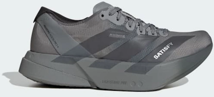 (W) adidas Adizero Adios Pro 4 W Satisfy Negro/Metálico Noche/Gris Cinco KH8443 Shop (W) adidas Adizero Adios Pro 4 W Satisfy Negro/Metálico Noche/Gris Cinco KH8443