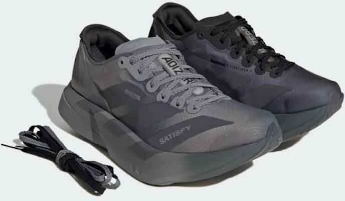(W) adidas Adizero Adios Pro 4 W Satisfy Negro/Metálico Noche/Gris Cinco KH8443 Purchase (W) adidas Adizero Adios Pro 4 W Satisfy Negro/Metálico Noche/Gris Cinco KH8443