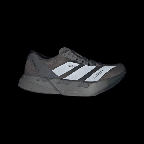 Details for (W) adidas Adizero Adios Pro 4 W Satisfy Negro/Metálico Noche/Gris Cinco KH8443