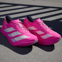 Details for (W) Adidas Adizero Adios Pro 4 Rosa Impacto/Metalizado/Aurora Ciruela. JR1242