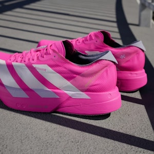 (W) Adidas Adizero Adios Pro 4 Rosa Impacto/Metalizado/Aurora Ciruela. JR1242 2