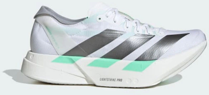 (W) Adidas Adizero Adios Pro 4 Putih/Iron Metallic/Pulse Mint KI1471 Buy (W) Adidas Adizero Adios Pro 4 Putih/Iron Metallic/Pulse Mint KI1471