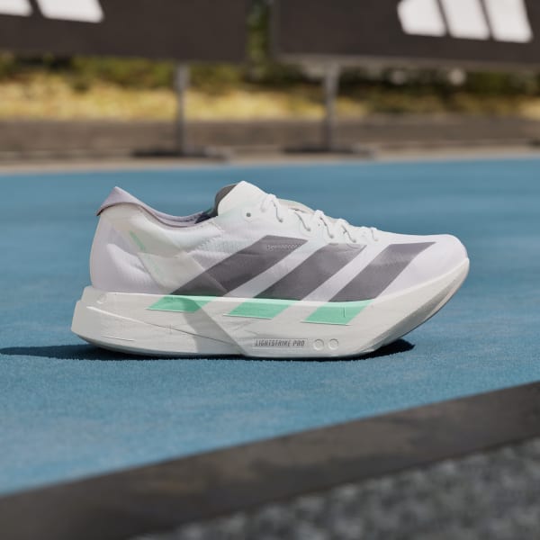 Lookbook (W) Adidas Adizero Adios Pro 4 Putih/Iron Metallic/Pulse Mint KI1471