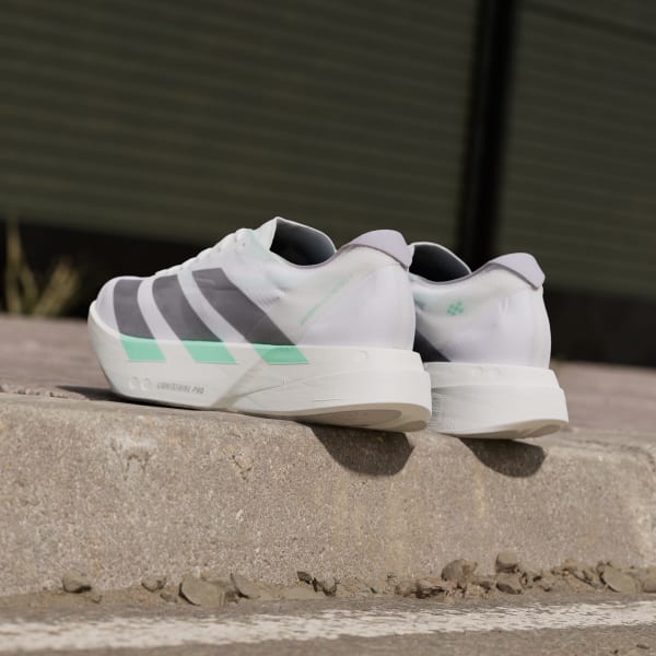 Details for (W) Adidas Adizero Adios Pro 4 Putih/Iron Metallic/Pulse Mint KI1471