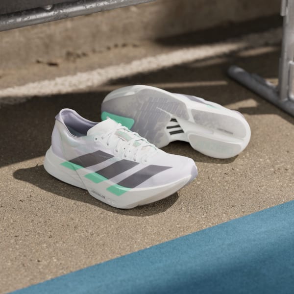 Cheap (W) Adidas Adizero Adios Pro 4 Putih/Iron Metallic/Pulse Mint KI1471