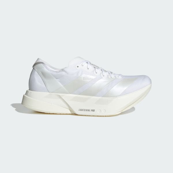 (Women) Adidas Adizero Adios Pro 4 Sneakers Cloud White/Zero Metalic/Crystal White JR6355