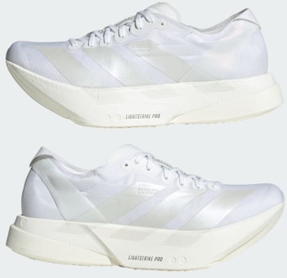 (W) Adidas Adizero Adios Pro 4 Zapatillas Blanco Nube/Metalizado/Blanco Cristal JR6355 Sizing (W) Adidas Adizero Adios Pro 4 Zapatillas Blanco Nube/Metalizado/Blanco Cristal JR6355