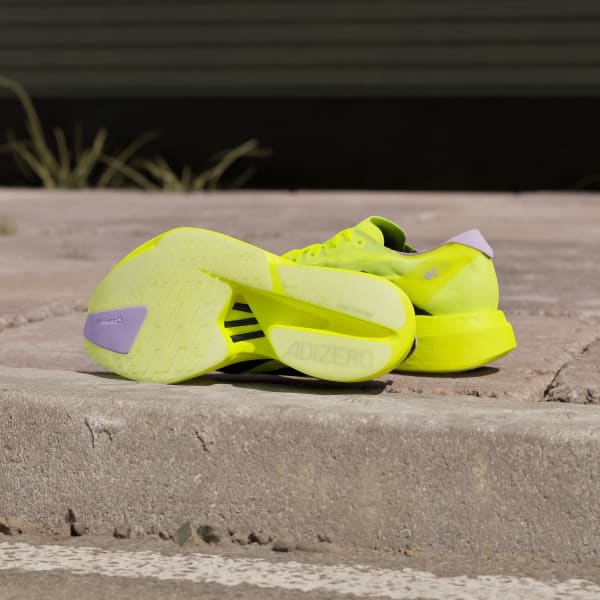 Purchase (Women) Adidas Adizero Adios Pro 4 Solar Yellow/Aurora Plum/Powder Plum JQ1690